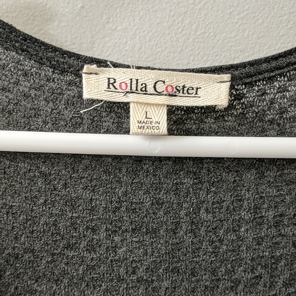 Grey Wrap Dress - Picture 4 of 5